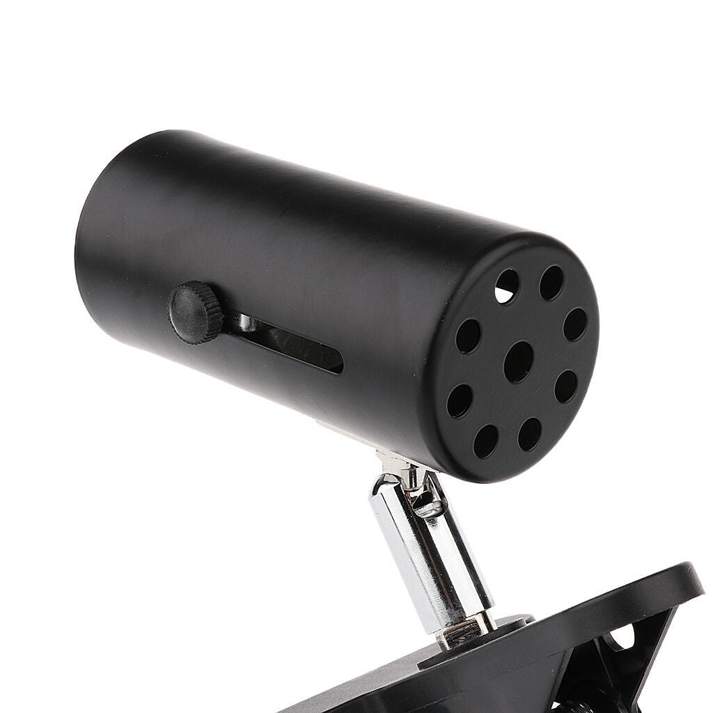 Reptile Amphibians Terrarium Ceramic UVB Bulb Lamp Holder E27 UK Plug Black