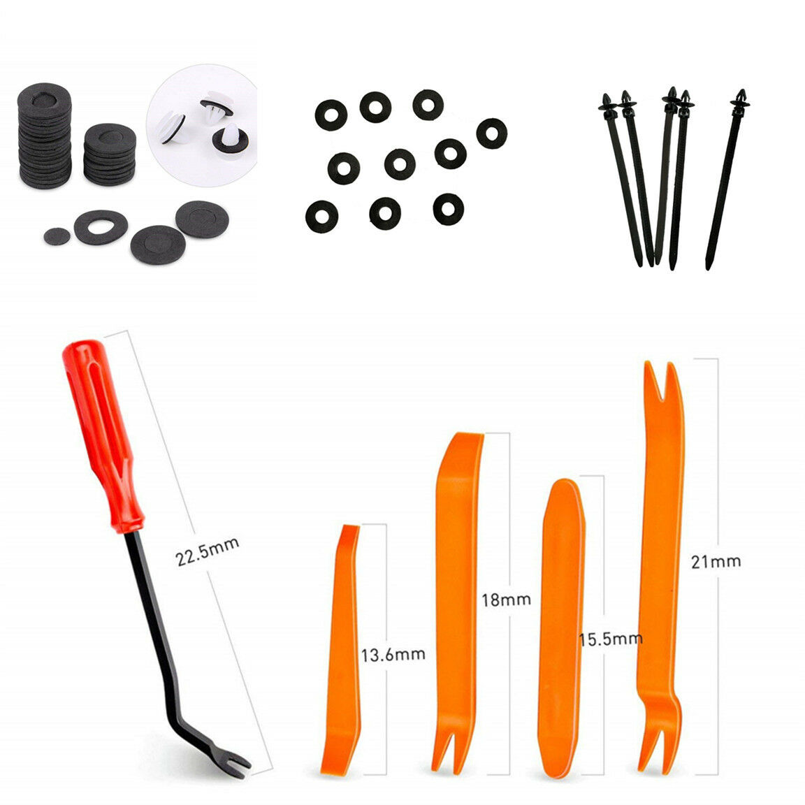 30x SUV Car Upholstery Clip Plier Screwdriver Fastener Remover Repair Tool Set