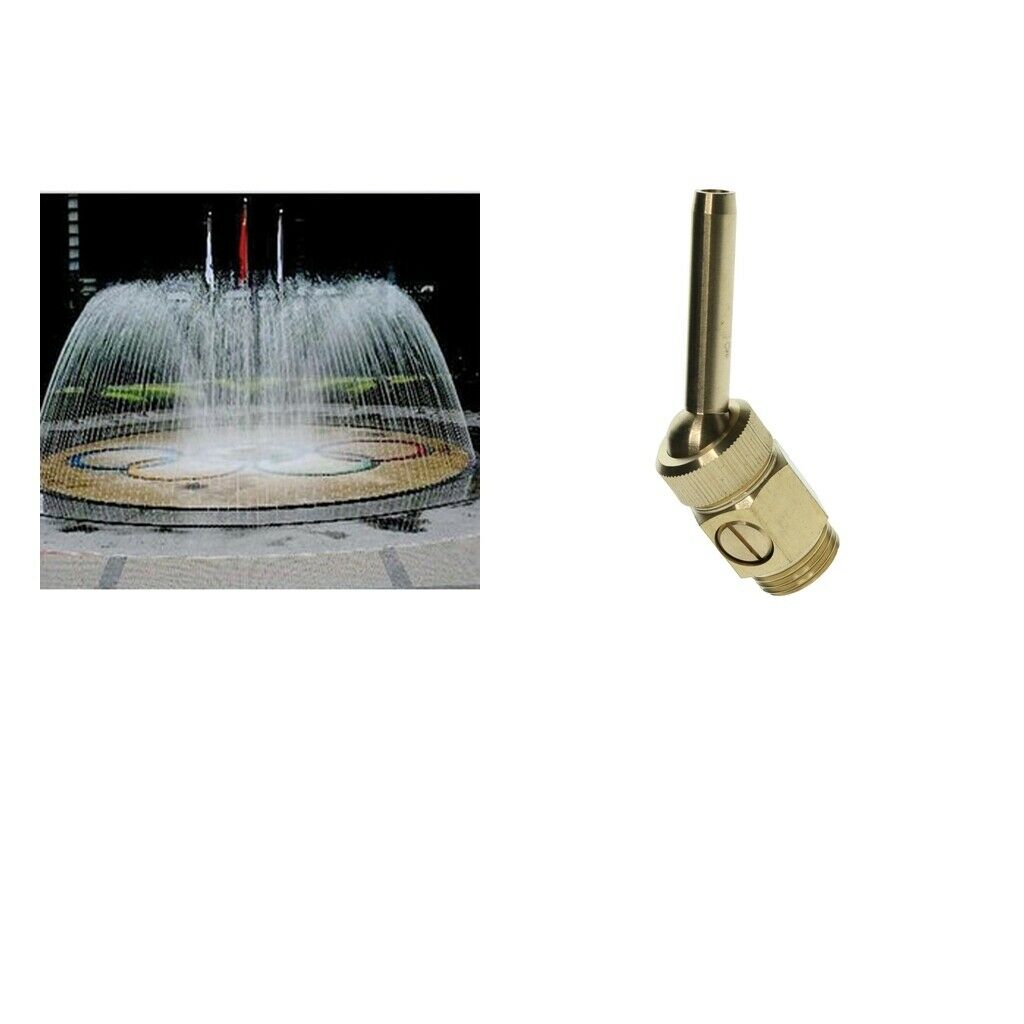 2 X 1/2" Brass Water  Straight Jetting Fountain Nozzle Head #2