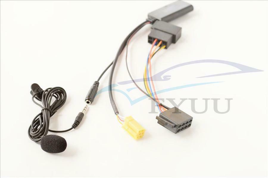 Car Radio Stereo BT AUX-IN Wiring Microphone for Fiat Lancia SMART 451 Alpha