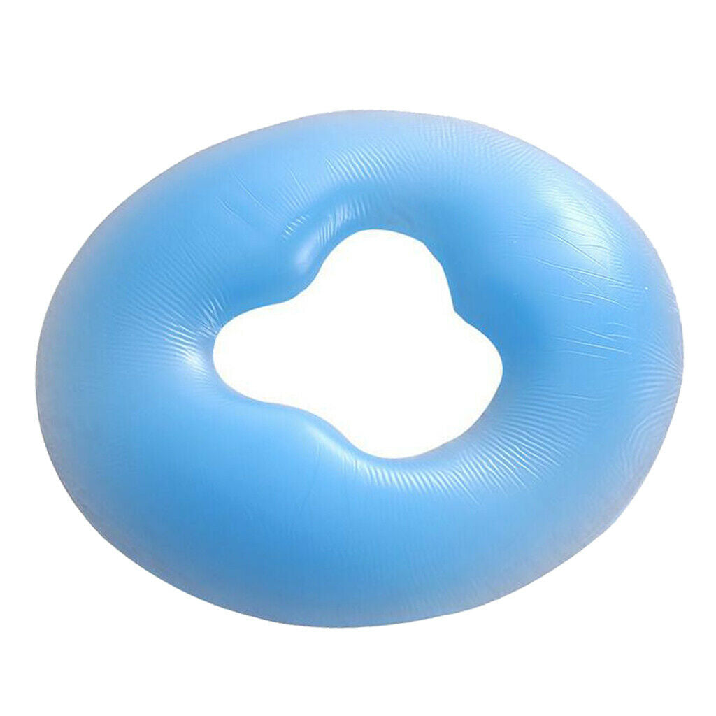 2 Blue Soft SPA Massage Elastic 100% Natural Silicone Face Relax Cushion Pillow