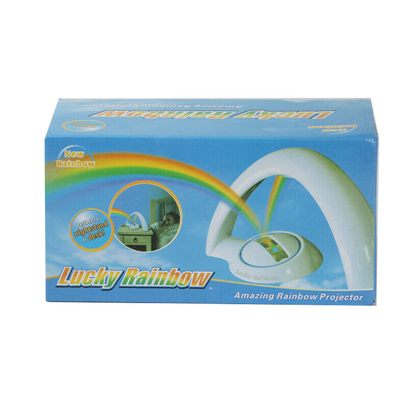 LED Colorful Rainbow Lamp Night Light Romantic Sky Projector Lamp for kids S XC