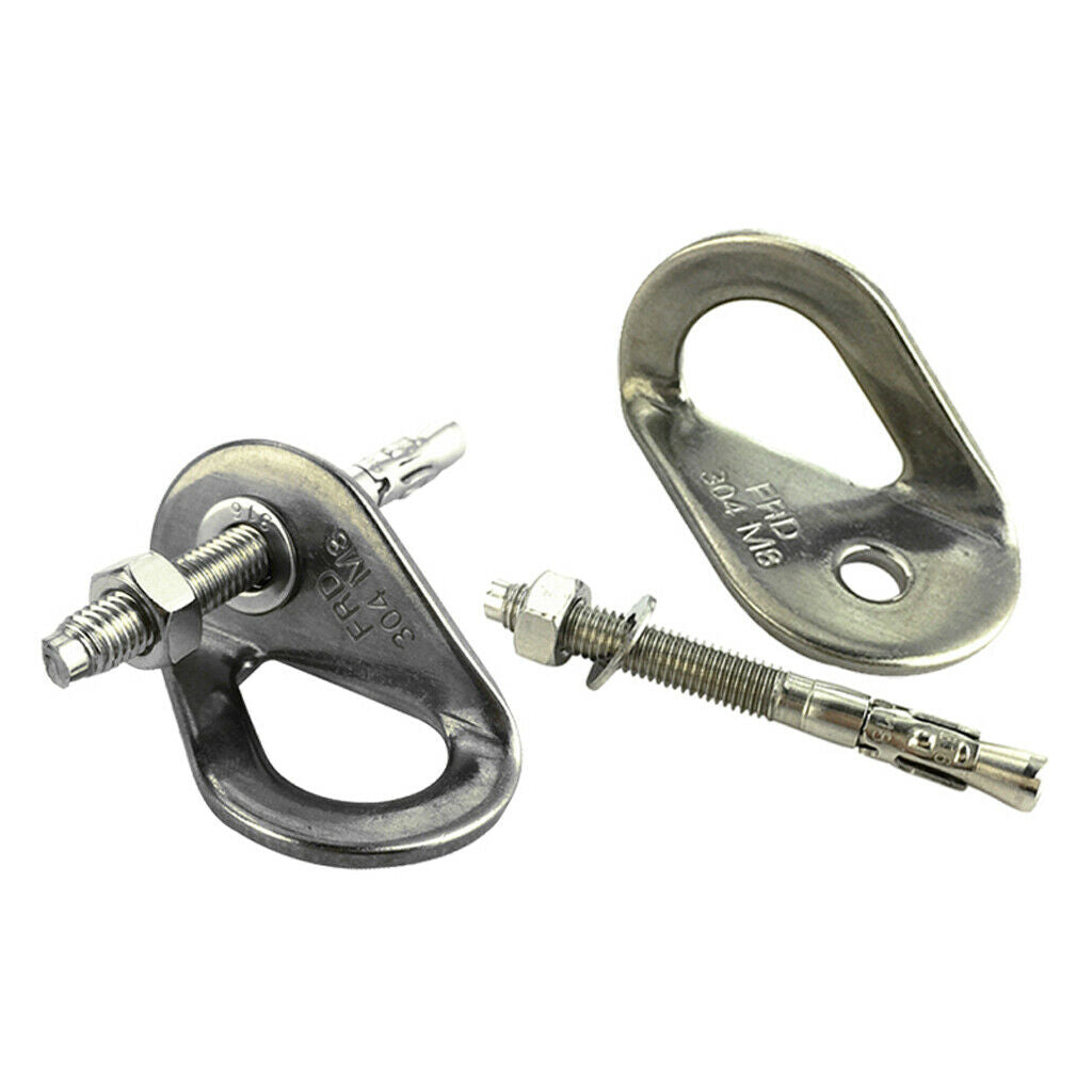 2Pair 35KN Climbing Anchor Hanger Expansion Screw Safety Equipment Kit