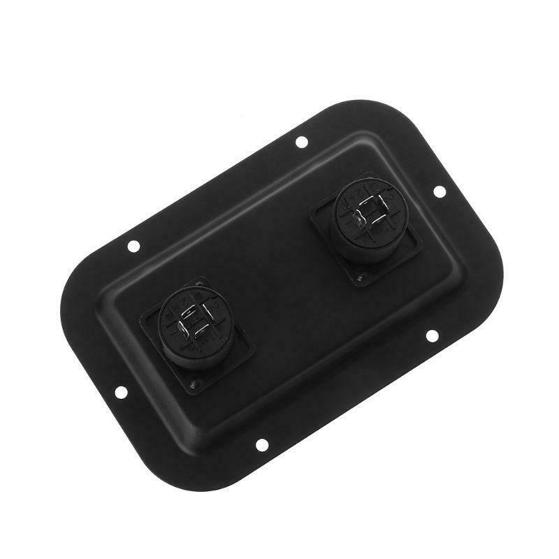 Jack Plate Socket Junction Box Clip Guitar Dual Large for SpeakOn PA Speaker