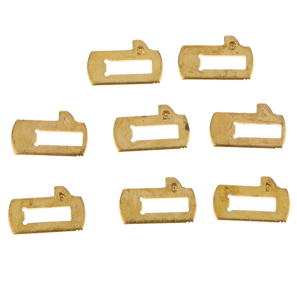 8 Pieces Car Lock Reed Set Cylinder Gasket Plate for Buick Excelle