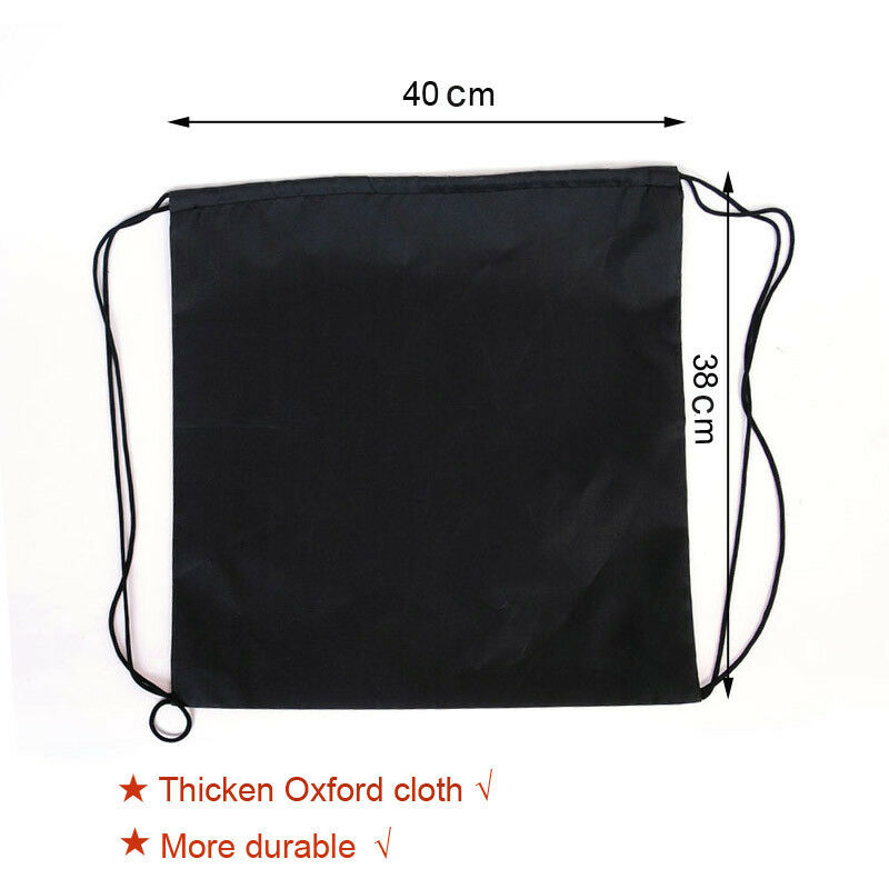 Universal Motorcycle Mountain Bike Helmet Lid Protect Bag Black Draw Helmets Bag