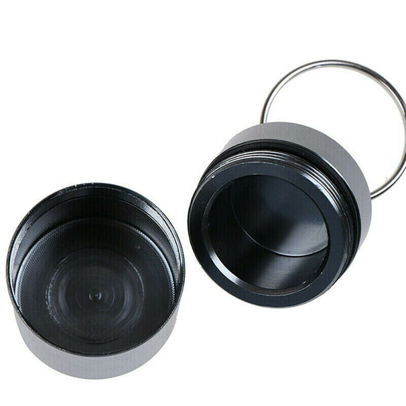 Protable Metal Waterproof Pill Box Case Bottle Cache Holder Container Key.l8