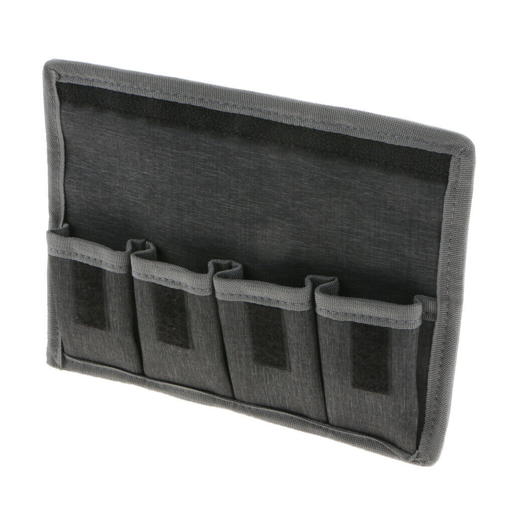 Nylon DSLR Battery Bag Holder Case Storage with 4 Pocket For AA/AAA Battery and