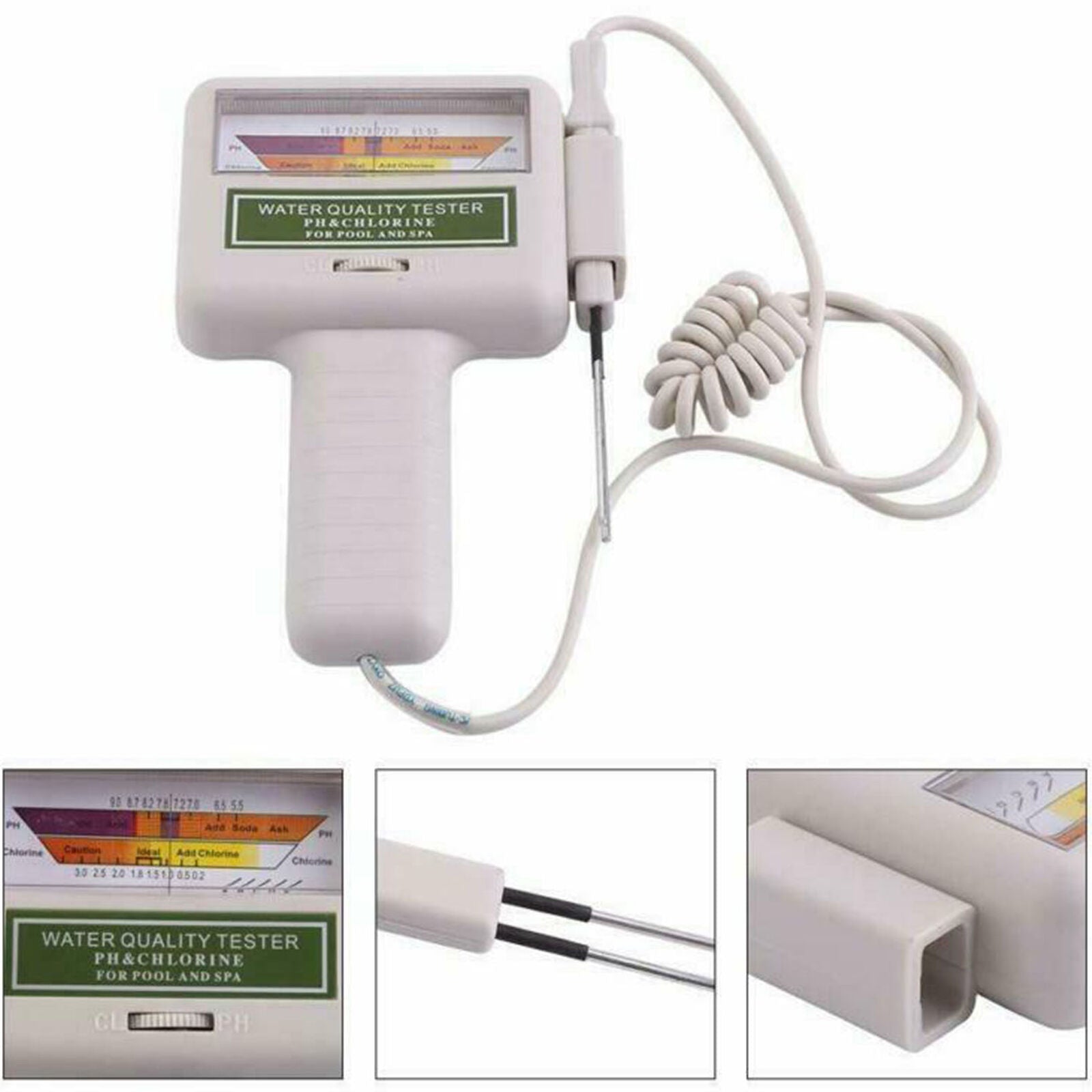 Digital Swimming Pool Water Quality Tester Chlorine Meter Analysis Test Kit