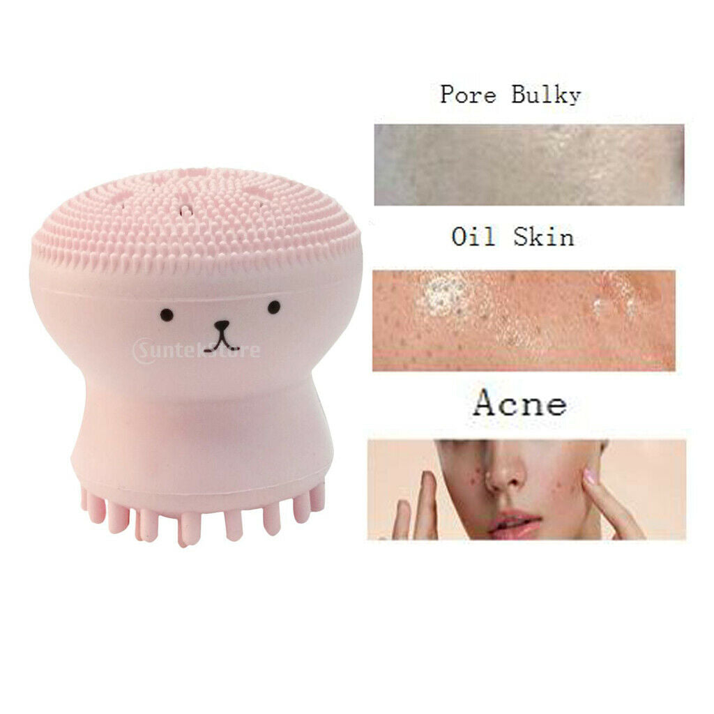 Lots 2 Facial Cleanser Blackhead Remover Face Cleansing Scrubber Brush