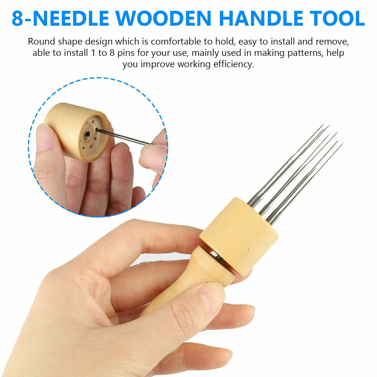 Needle Felting Starter Set Kit Wool Felt Tools Mat DIY Hand Craft Making Supply