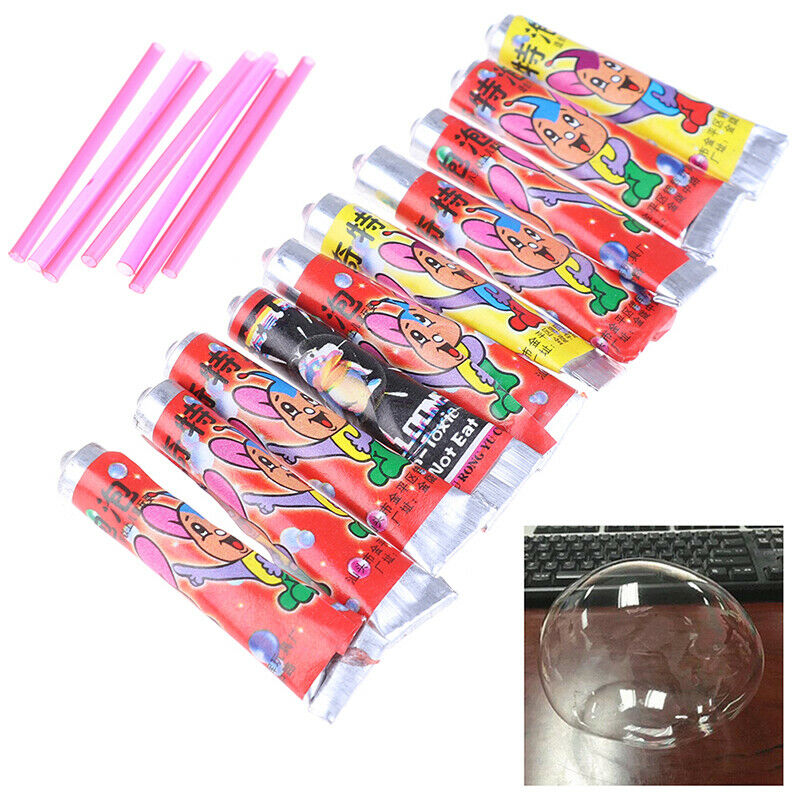 10X Bubble Glue Kids Blowing Bubble Ball Toys for Children Space Balloon .l8