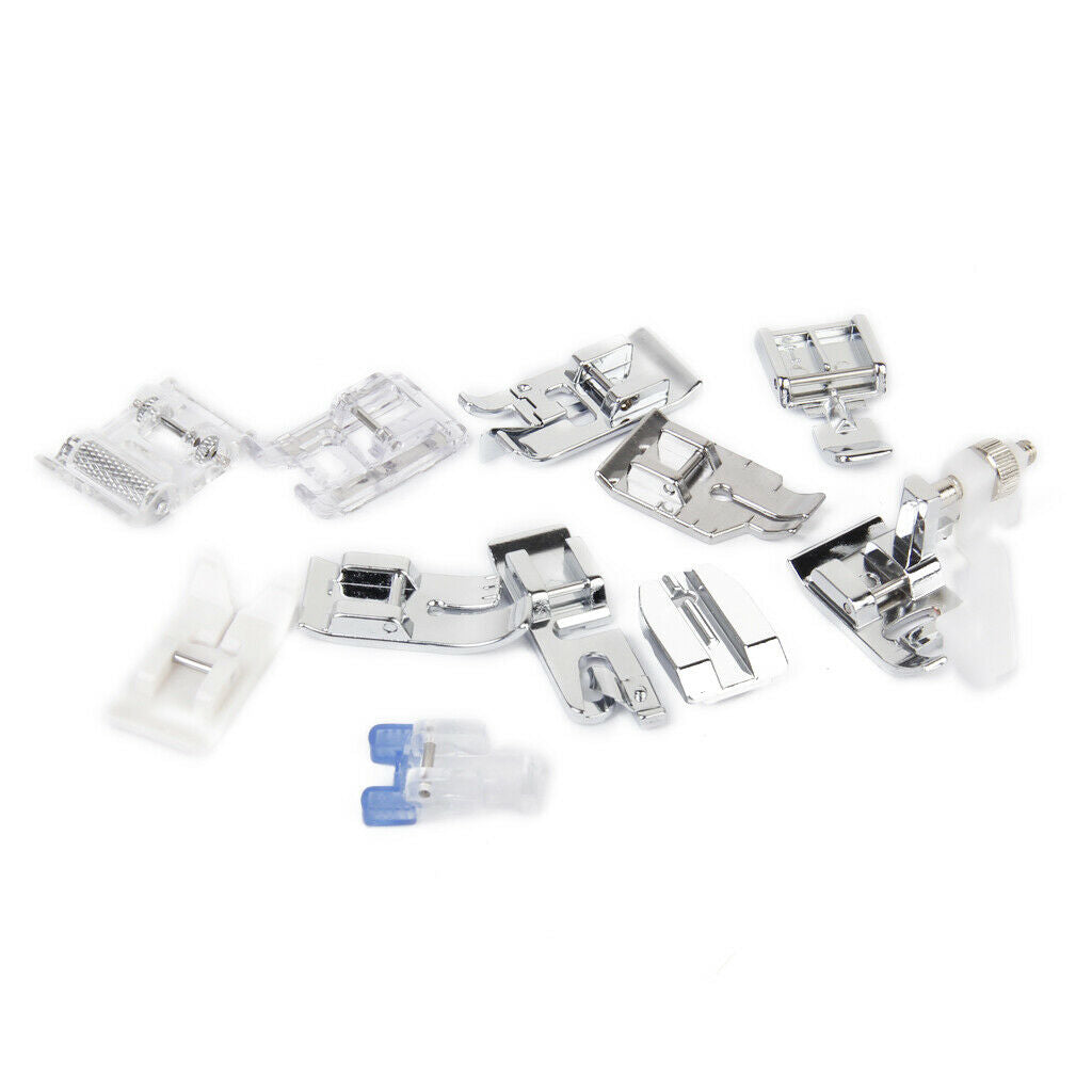 11pcs Presser Foot Feet for Brother Singer Home Sewing Machines Accessories