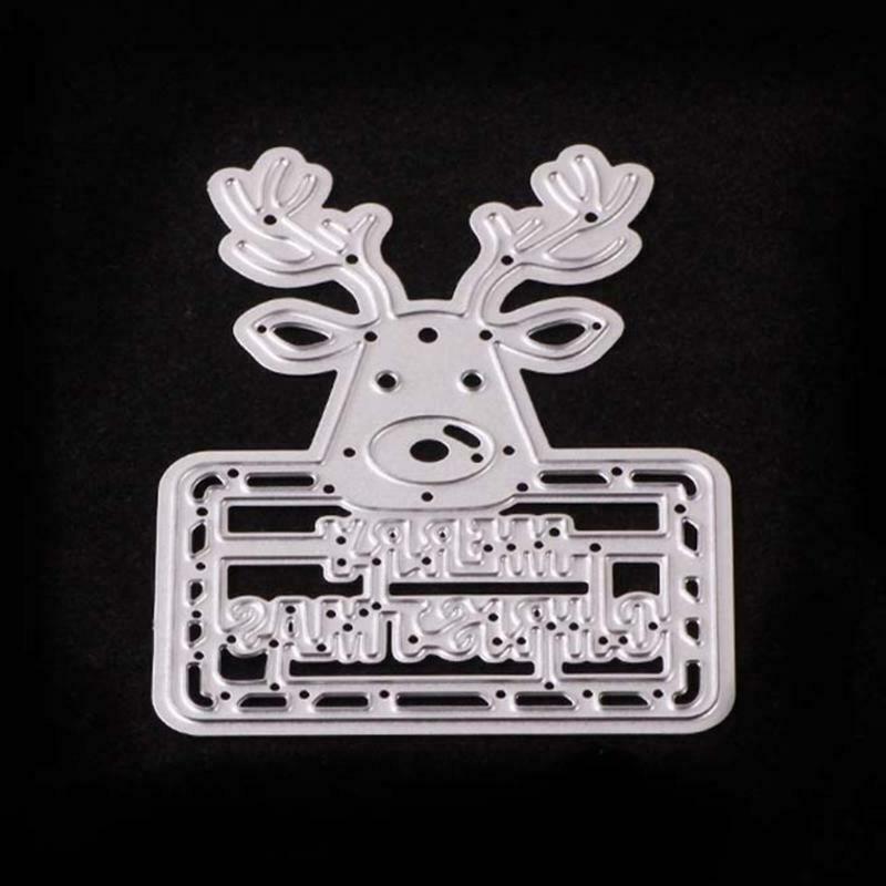 Deer Sign Metal Cutting Dies Stencil DIY Scrapbook Album Paper Card Template
