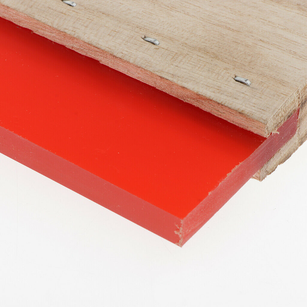 Set of 1 Screen Printing Squeegee Wearproof Silk Wooden Handle Ink Scraper