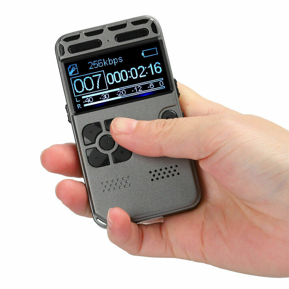 Rechargeable Digital Audio/Sound/Voice Recorder Dictaphone MP3 Player USB 2.0