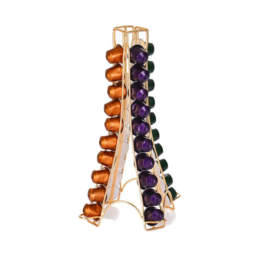 Coffee Pod Capsule Holder Rack Tower Organizer Dispenser for Nespresso