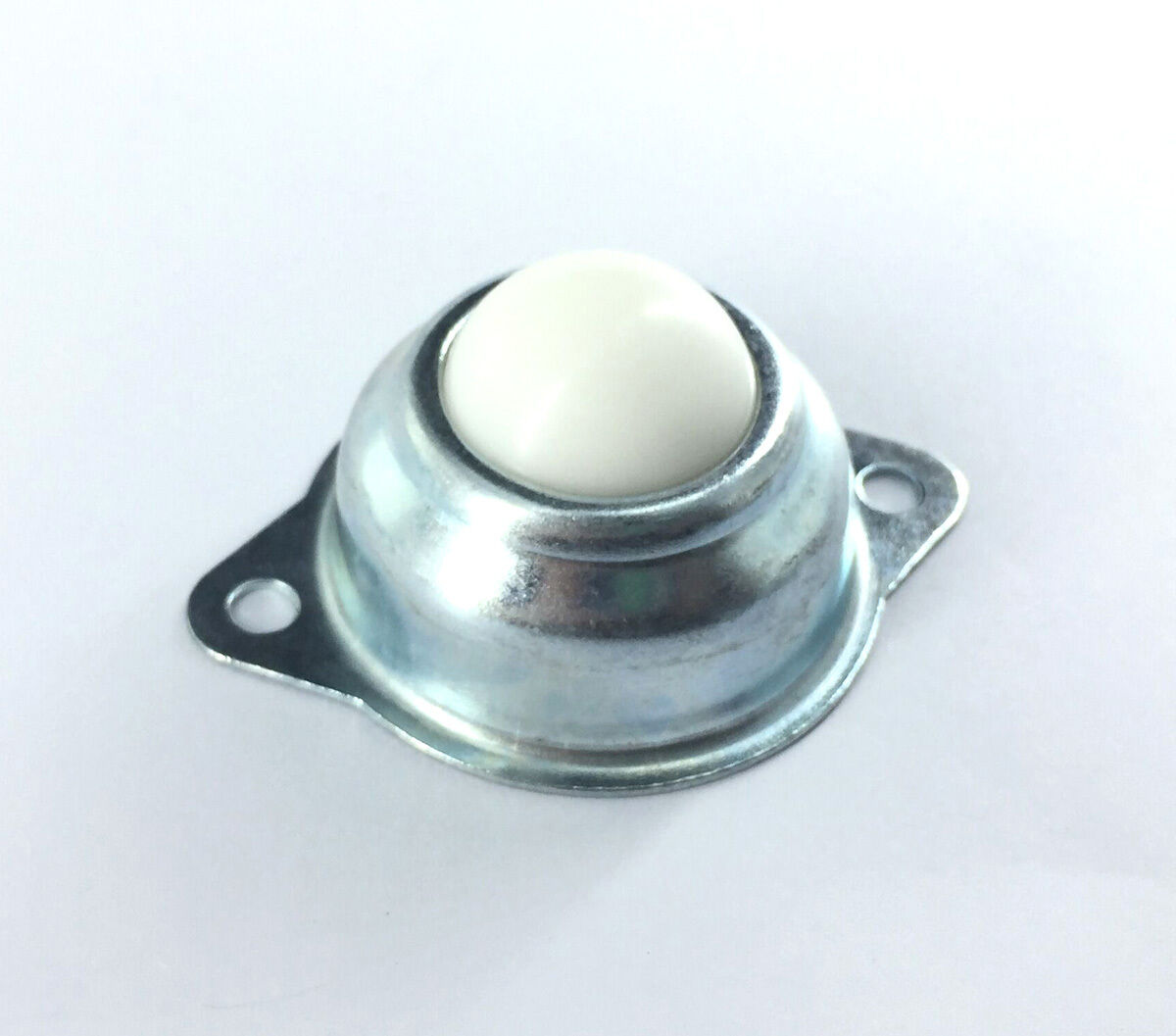 10pcs Dia 1'' Nylon Ball Metal Transfer Bearing Unit Conveyor Roller  [M1]