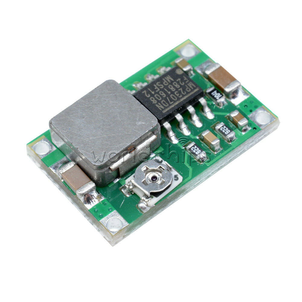 5Pcs Mini 360 3A DC-DC Converter Step Down Adjustable 3V5V 16V Power MP2307 Chip