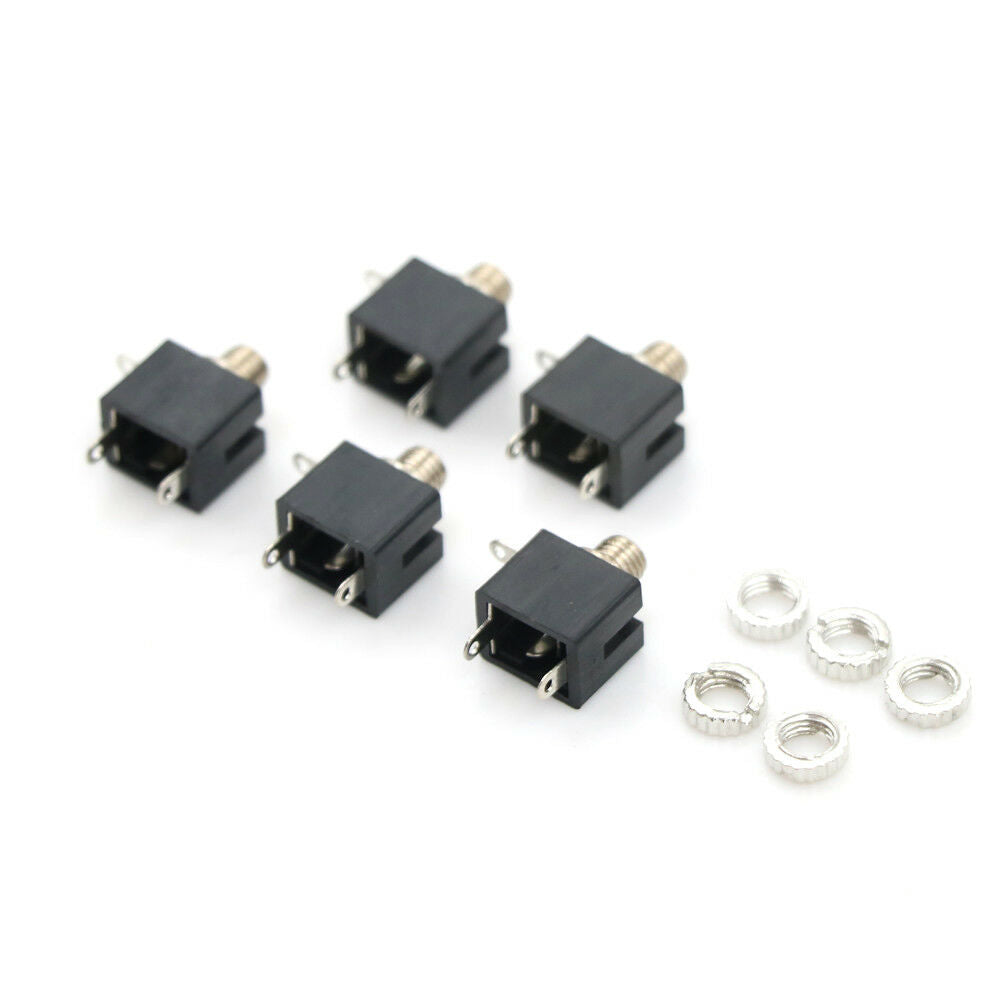 20x 2.5mm Female Connector 3 Pin Headphone Jack Socket Mono Channel PJ-201.l8