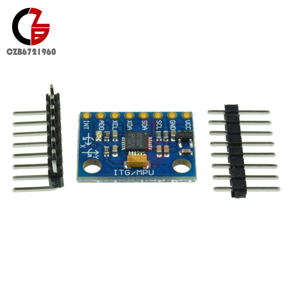 2PCS MPU-6050 GY521 3 Axis Accelerometer Sensor Gyroscope Module for Arduino