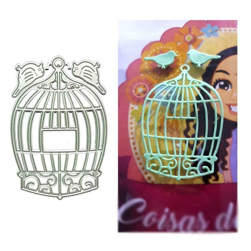 Bird Cage Metal Cutting Dies Stencil DIY Scrapbooking Album Paper Card Template