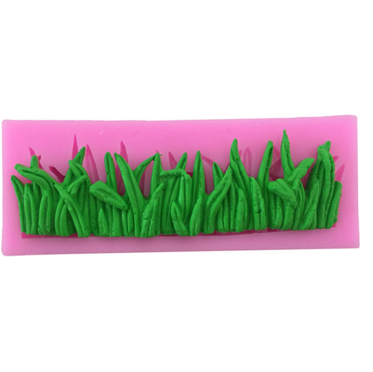 Grass Shape Cake Decorative Silicone Mold Fondant Cake Baking Mould Candy tool