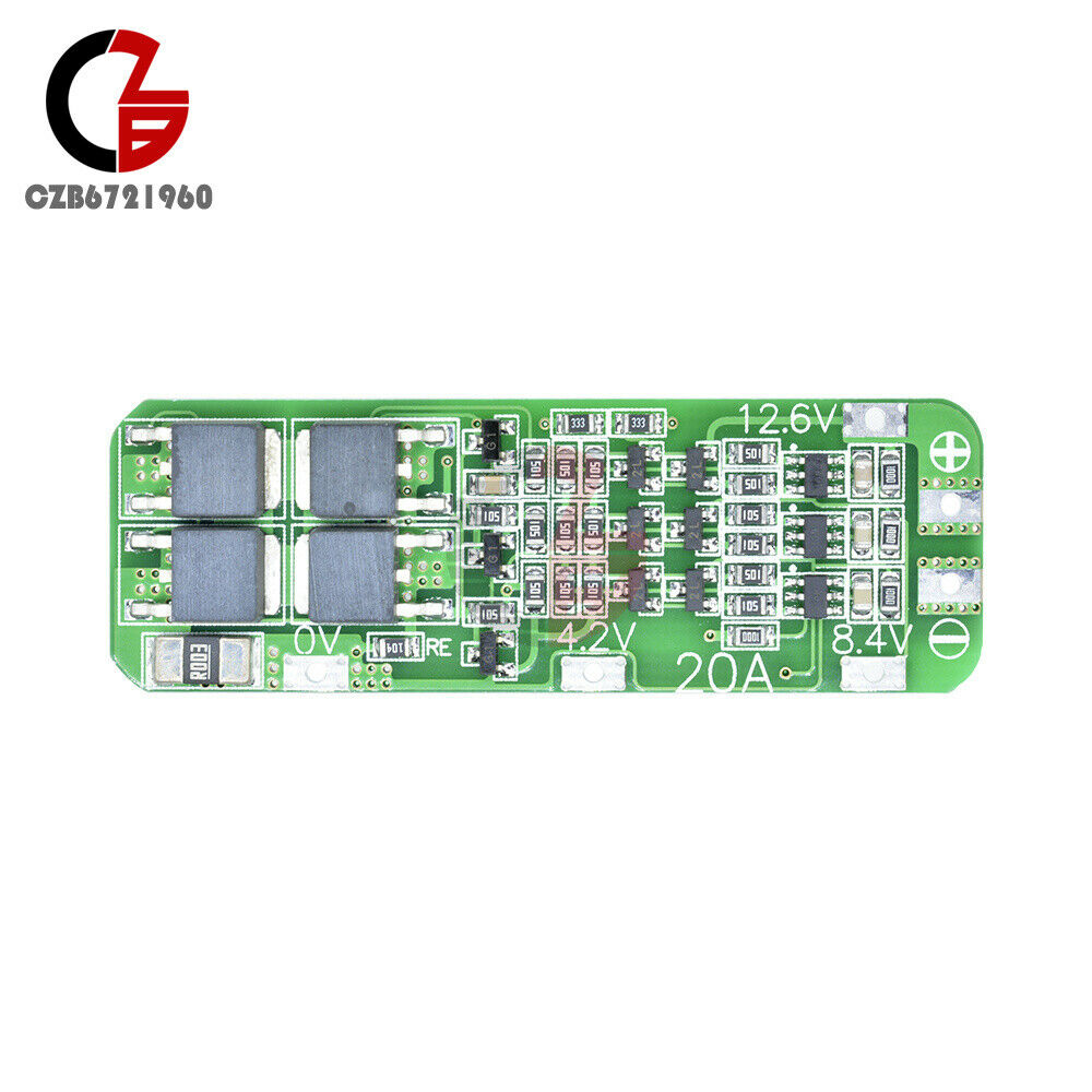 New 5Pcs 3S 20A BMS Battery PCB Protection Board For 18650 Cell Li-ion Lithium