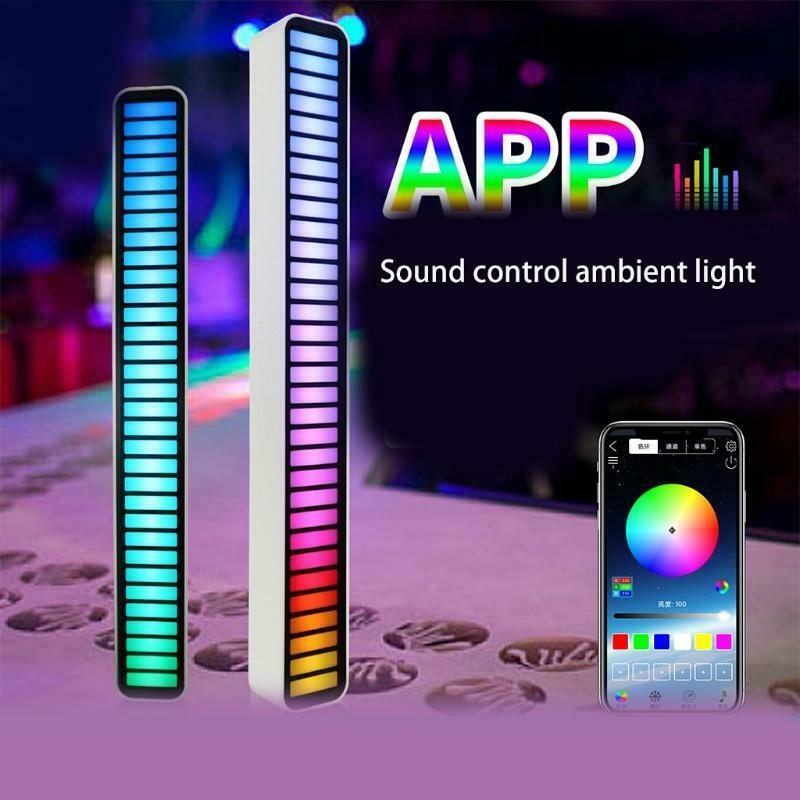 LED Strip Lights Car 32 Bit Music Atmosphere Lamp Ambient Colorful Lantern Tube
