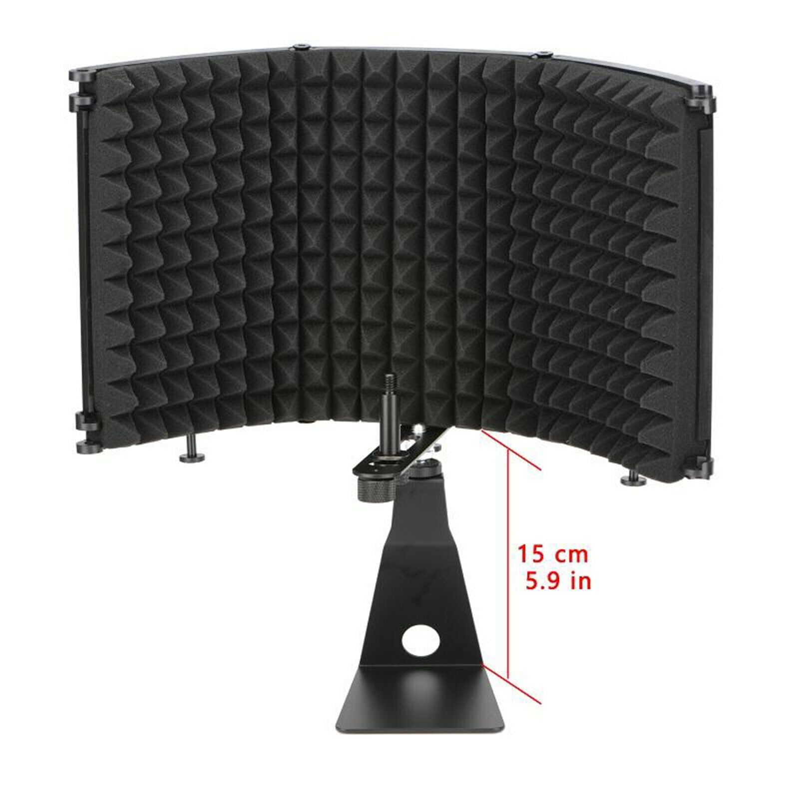Folding Microphone Isolation Shield Studio Isolation Shield Mic Vocal Shield
