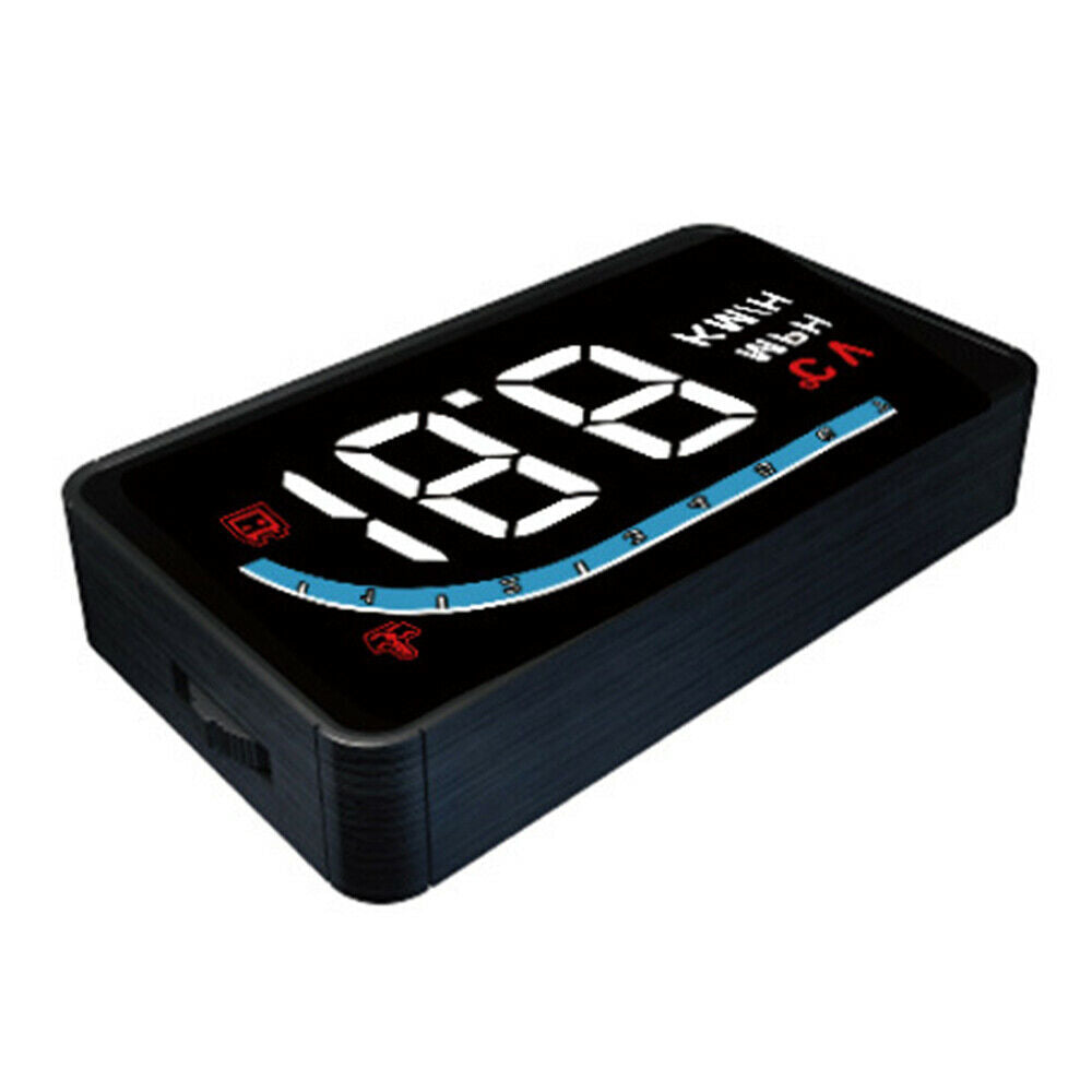 Car HUD Head-up Display OBD2 II Overspeed Warning System Speed Voltage Alarm NEW