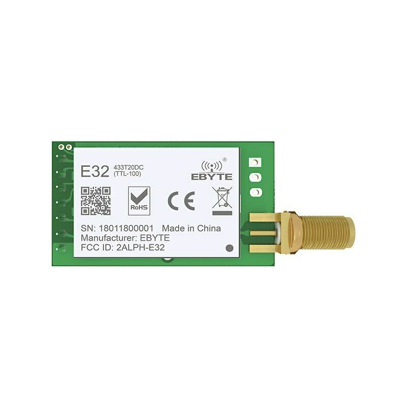 SX1278 LoRa Module UART RF 433MHz 20dBm SMA 3.0km Long Range Wireless EBYTE
