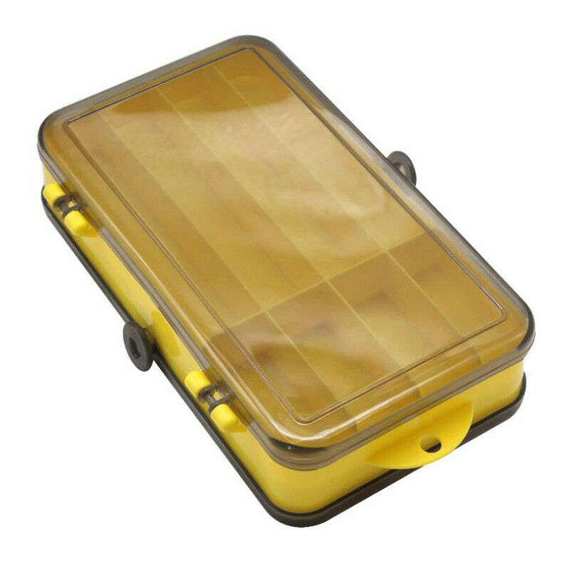 Portable Waterproof Double-sided Fishing Tackle Box Fishing Lure Storage .l8