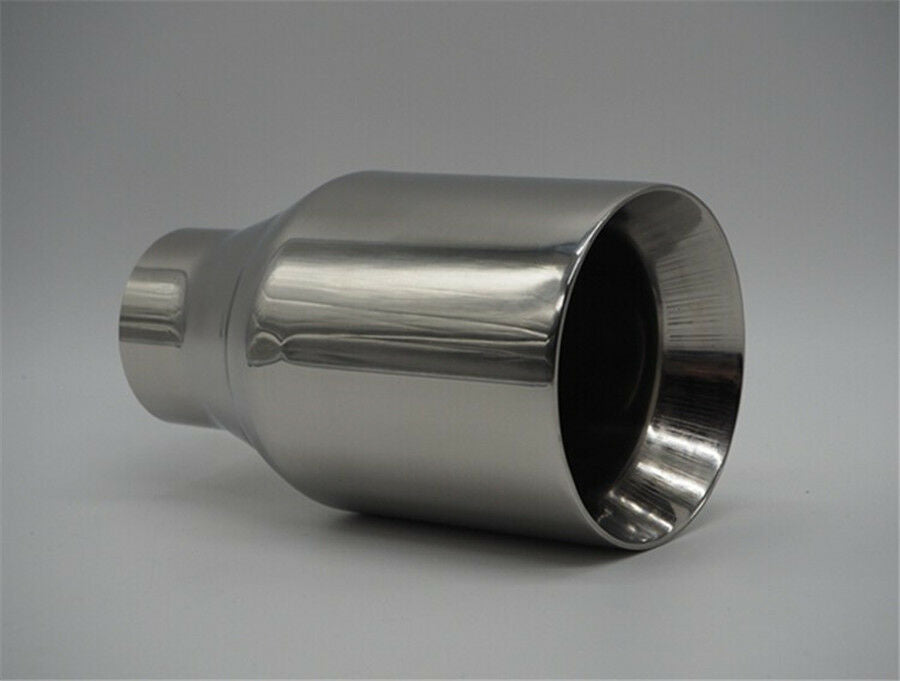 Thickened edition stainless steel Universal Exhaust Tips Pipes IN63mm OUT102mm