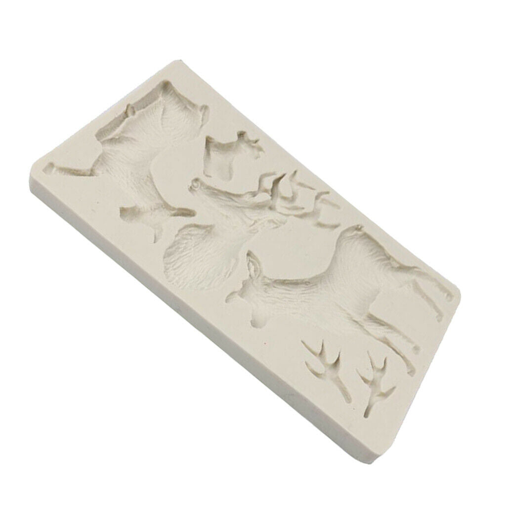 Silicone Goat Mold for Fondant Cake Making Baking Tool
