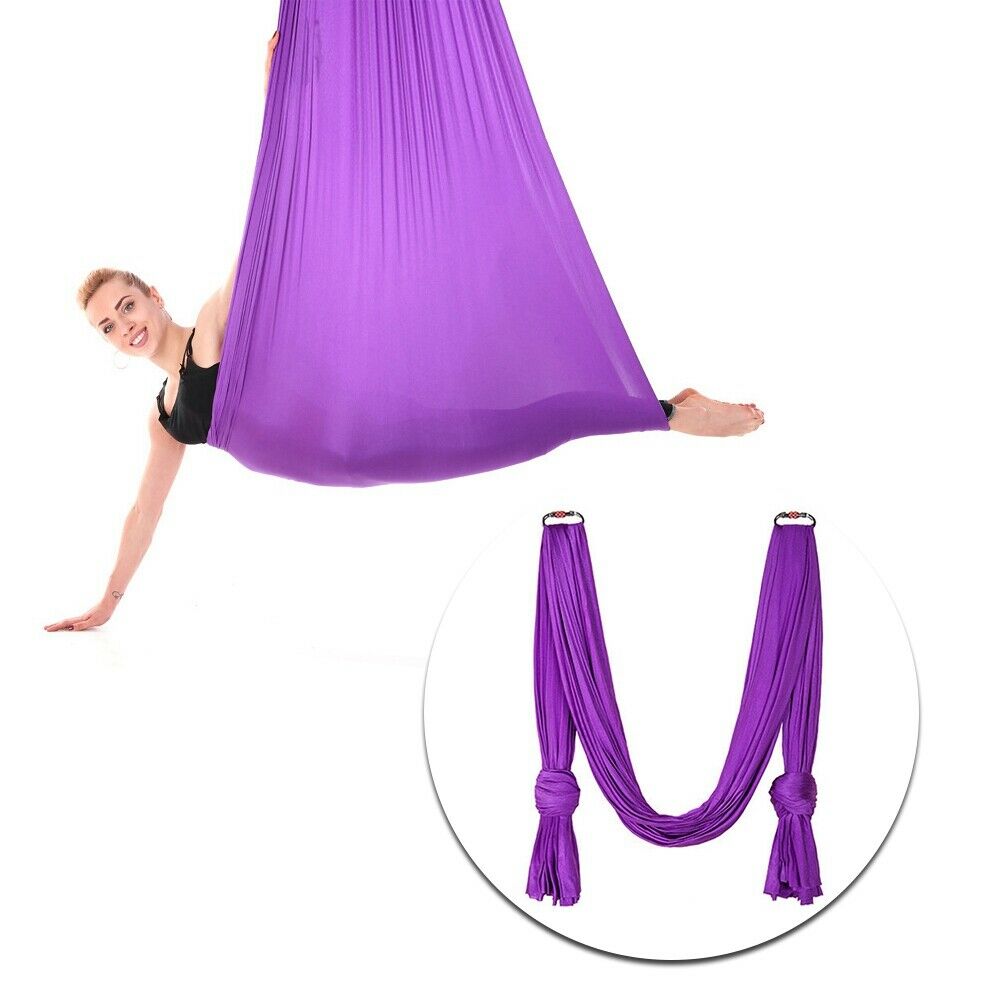 Yoga Hammock 2.8m Durable Elastic Aerial Yoga Hammock Swing Fitness Training