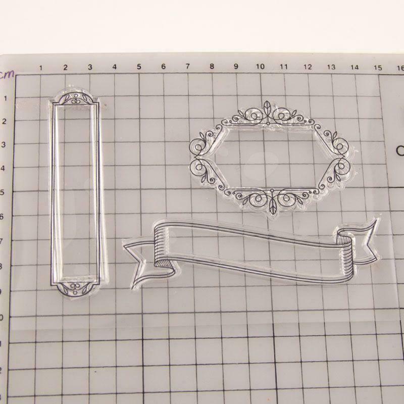 Frame Silicone Clear Seal Stamp DIY Scrapbooking Embossing Photo Album Paper Art