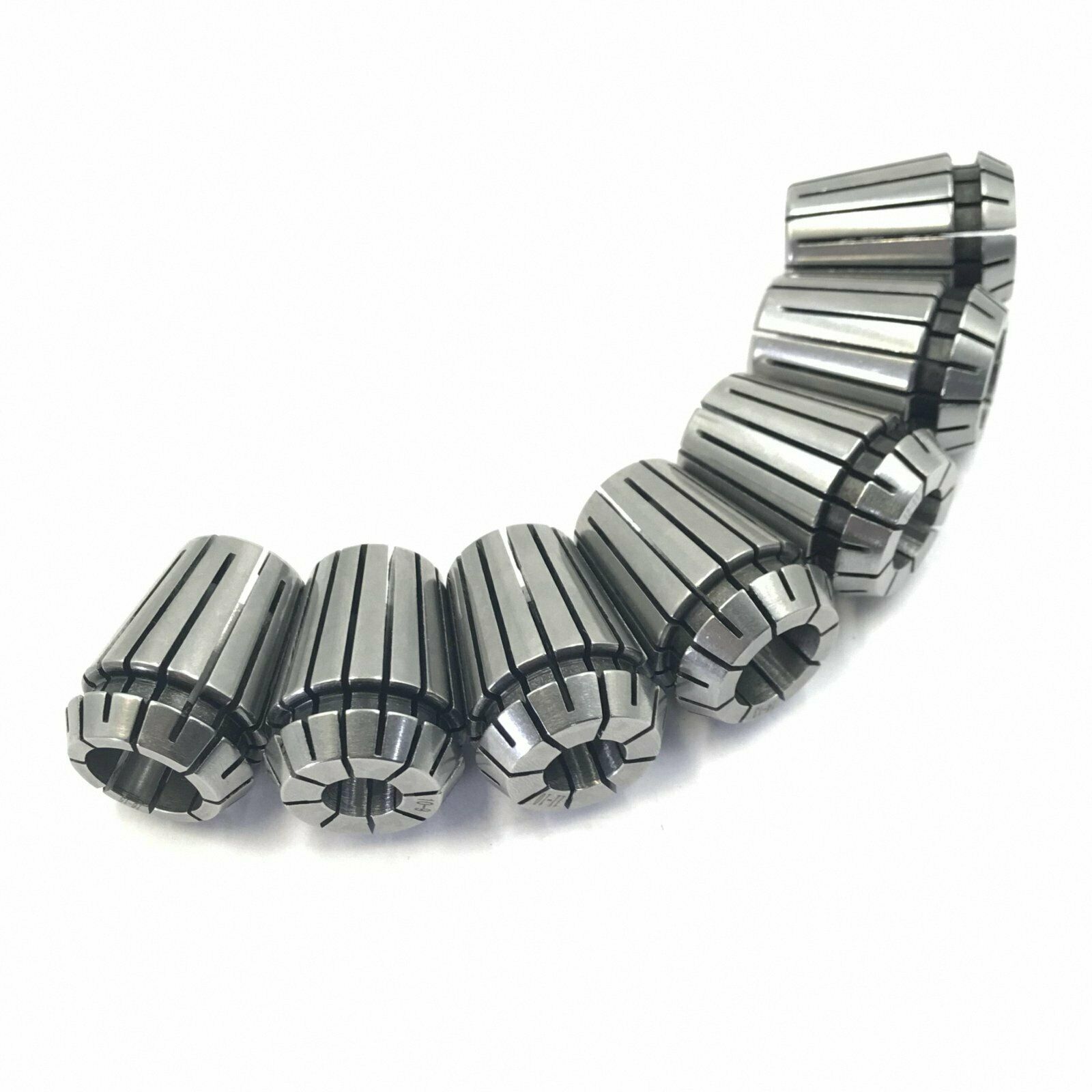 7PCs ER11 Precision Spring Collet Set 1 2 3 4 5  6 7mm [M1]