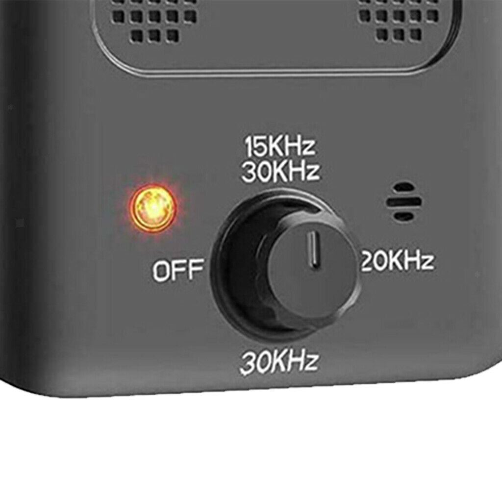 No-Bark Control, Indoor & Outdoor Ultrasonic Stop Dog Barking Devices Black