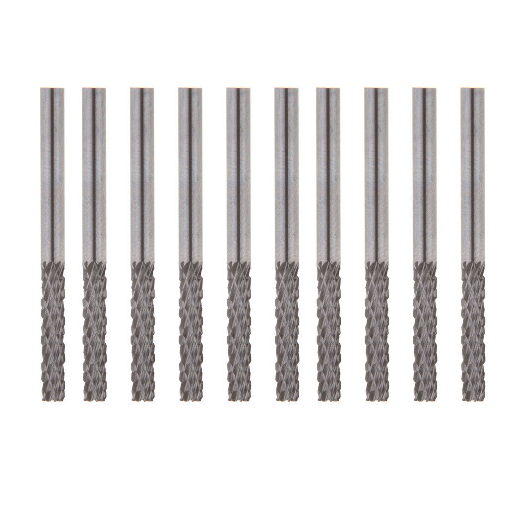 10 Pieces Professional Carbide Grinder Rotary Burr for Drill Engraving