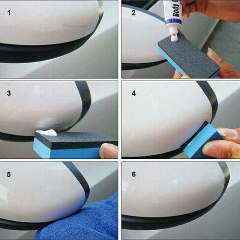 Magic Car Scratch Remover Nano Polish Cloth &Paint Scuffs Body Compound Paste US