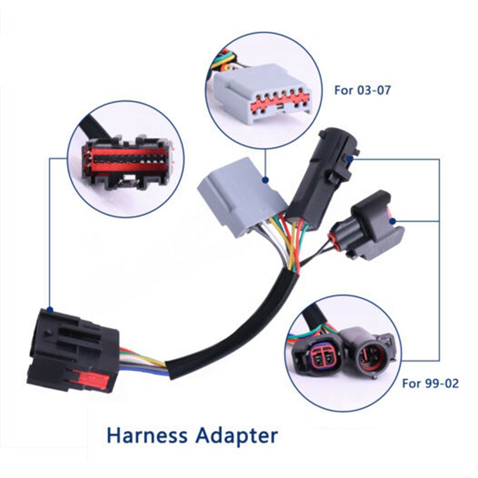 Conversion Harness Adapter for Ford F450 F550 1999-2007 Durable Plug&Play