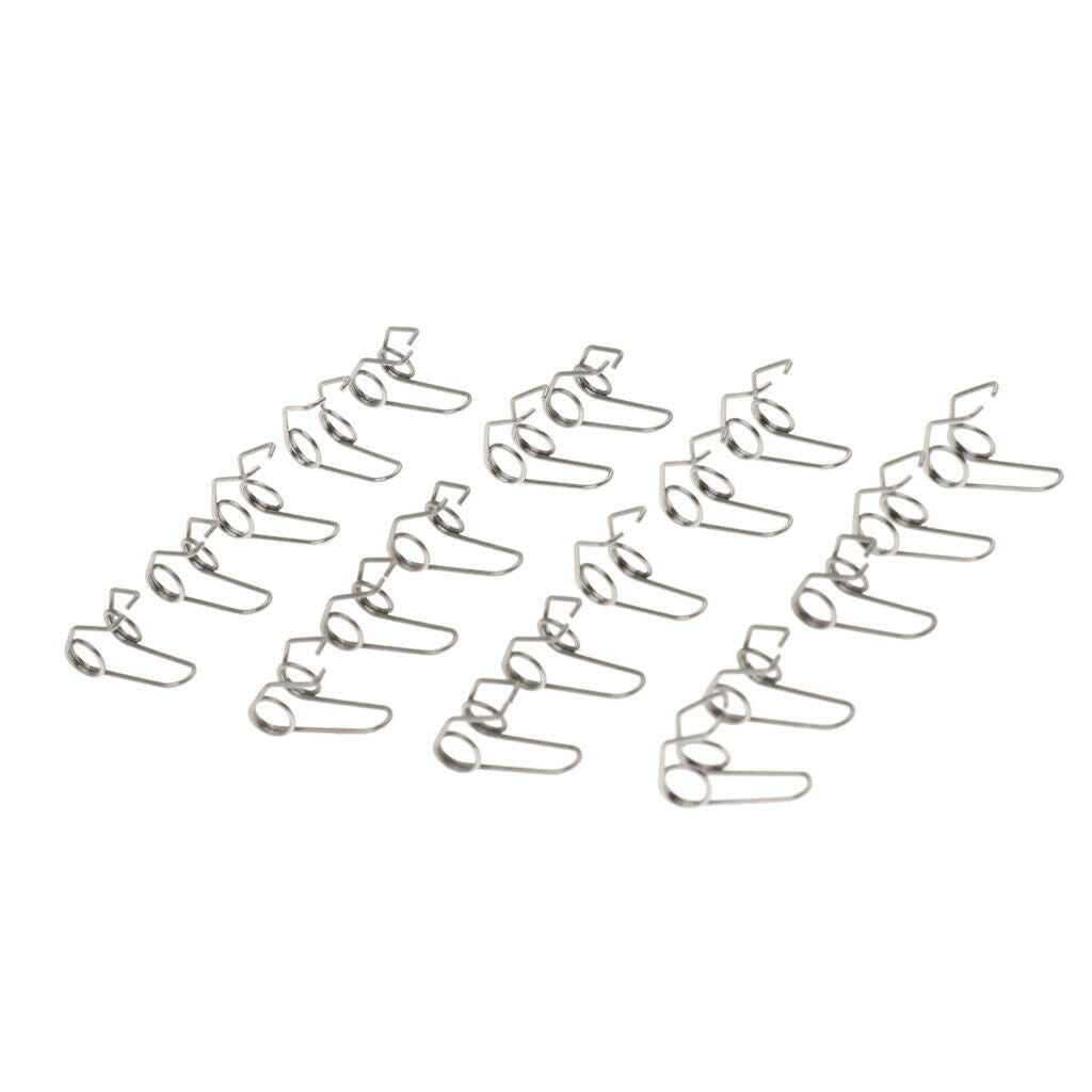 20pcs Stainless Steel Trumpet Cornet Value Spring for Brass Instrument Parts
