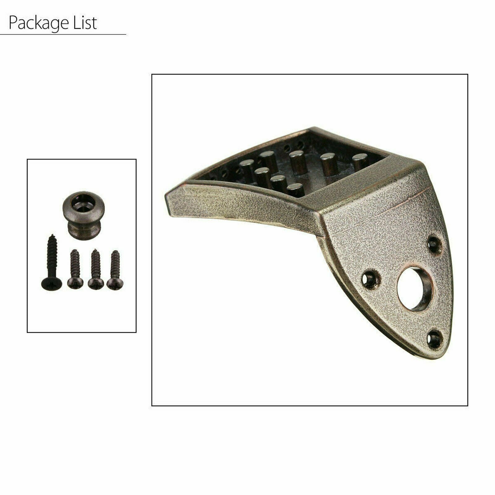 Bronze 8 String Mandolin Tailpiece Rectangle Guitar Instrument Accessories