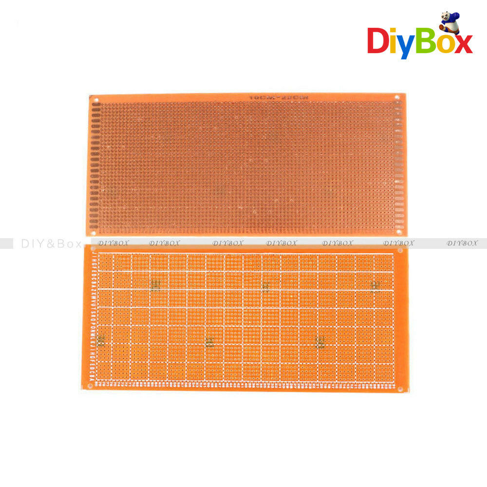 2PCS 10x22cm Soldering Prototype Copper PCB Board Single Side Universal 2.54mm