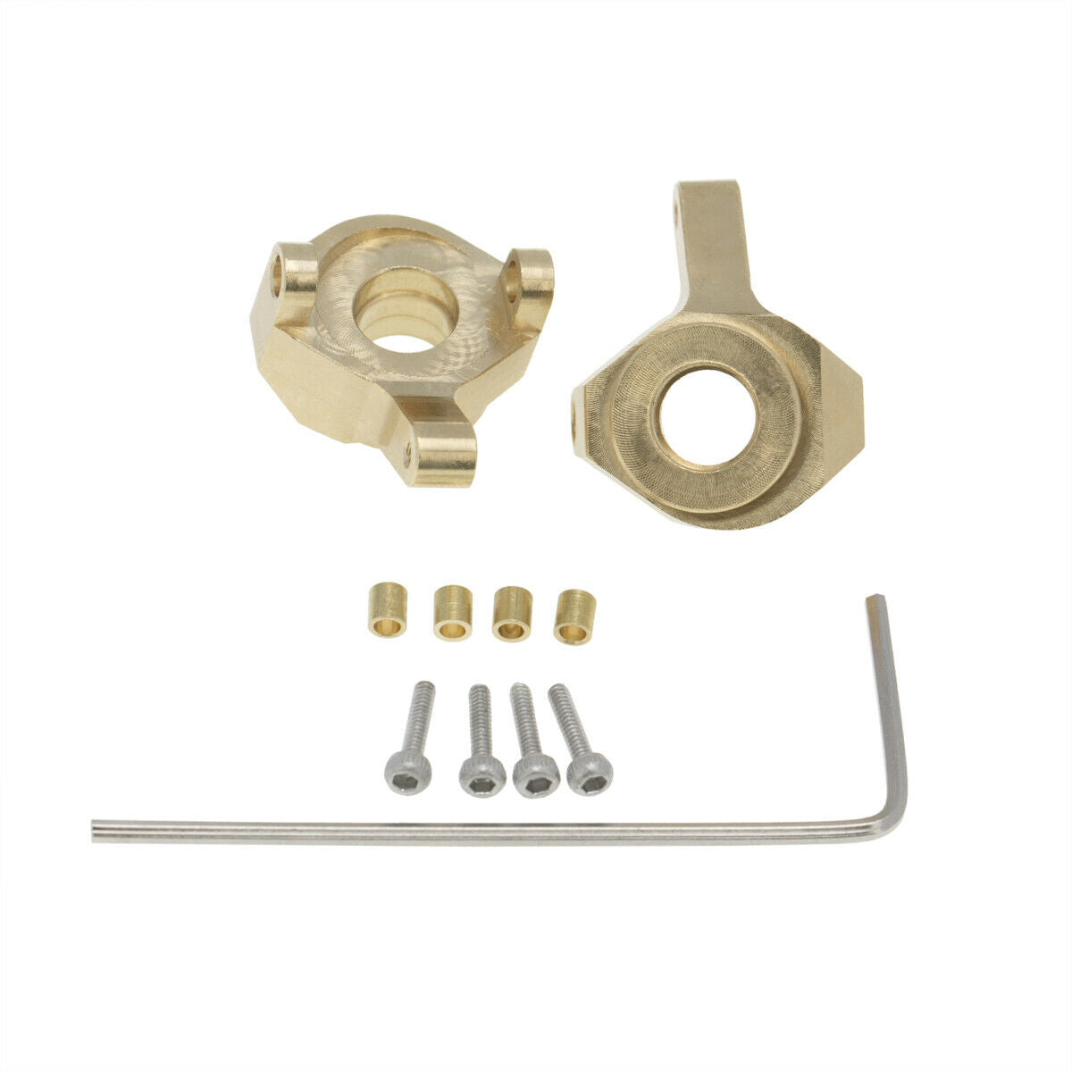 1Set NEW Racing Brass Front Steering Knuckle for Axial SCX24 SXTF21H