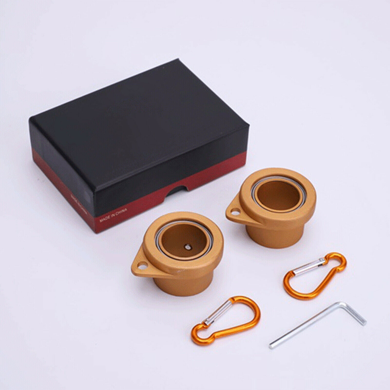 Alloy Flag Pole Mounting Rings Grommet Clip for 1inch Flagpoles Spinning