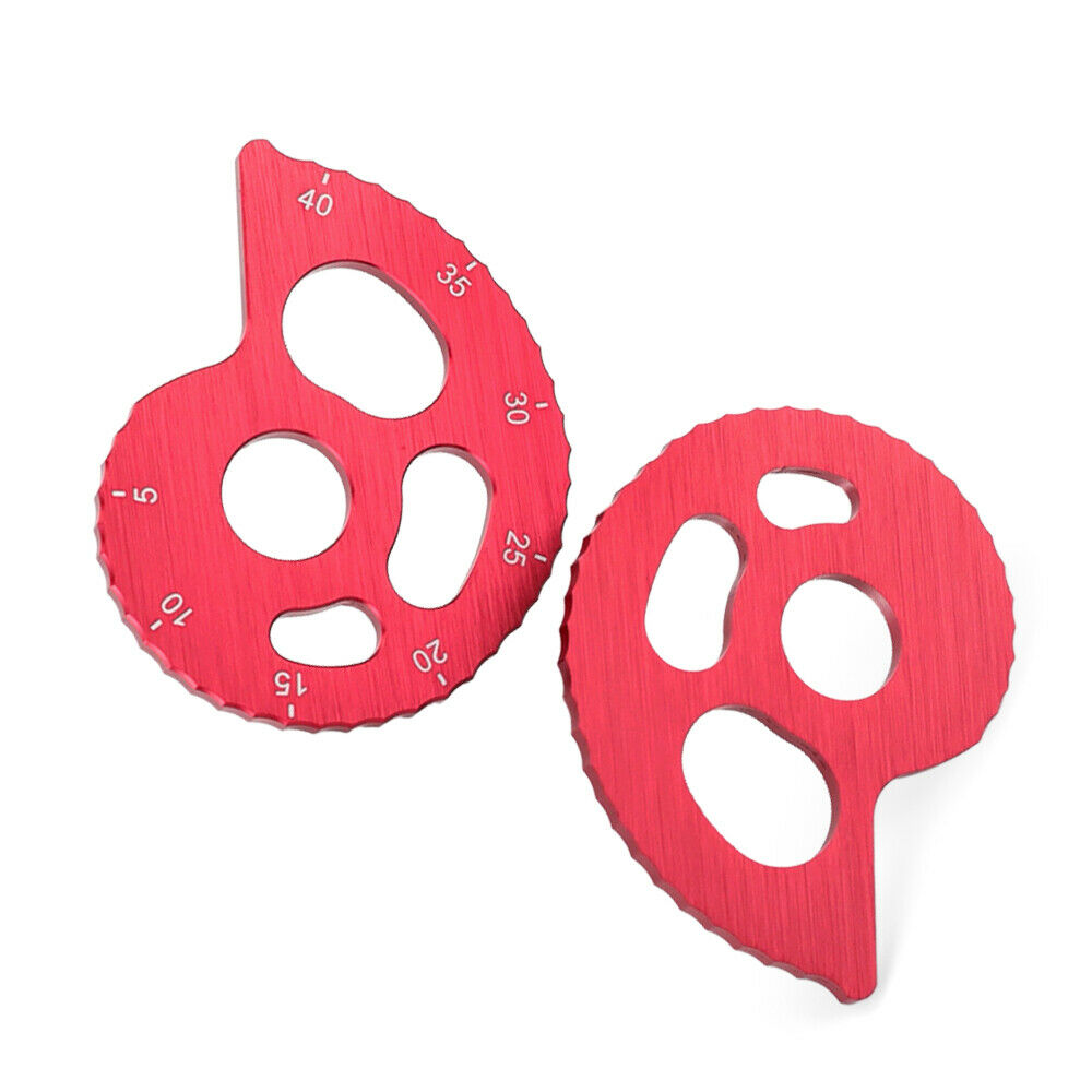 Red CNC Chain Adjuster For SUZUKI DR200S/SE/R DR125SE/SM DR350S DR350SM
