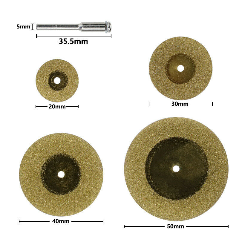 New 5Pcs Cutting Disc for Micro Diamond Rotary Tool