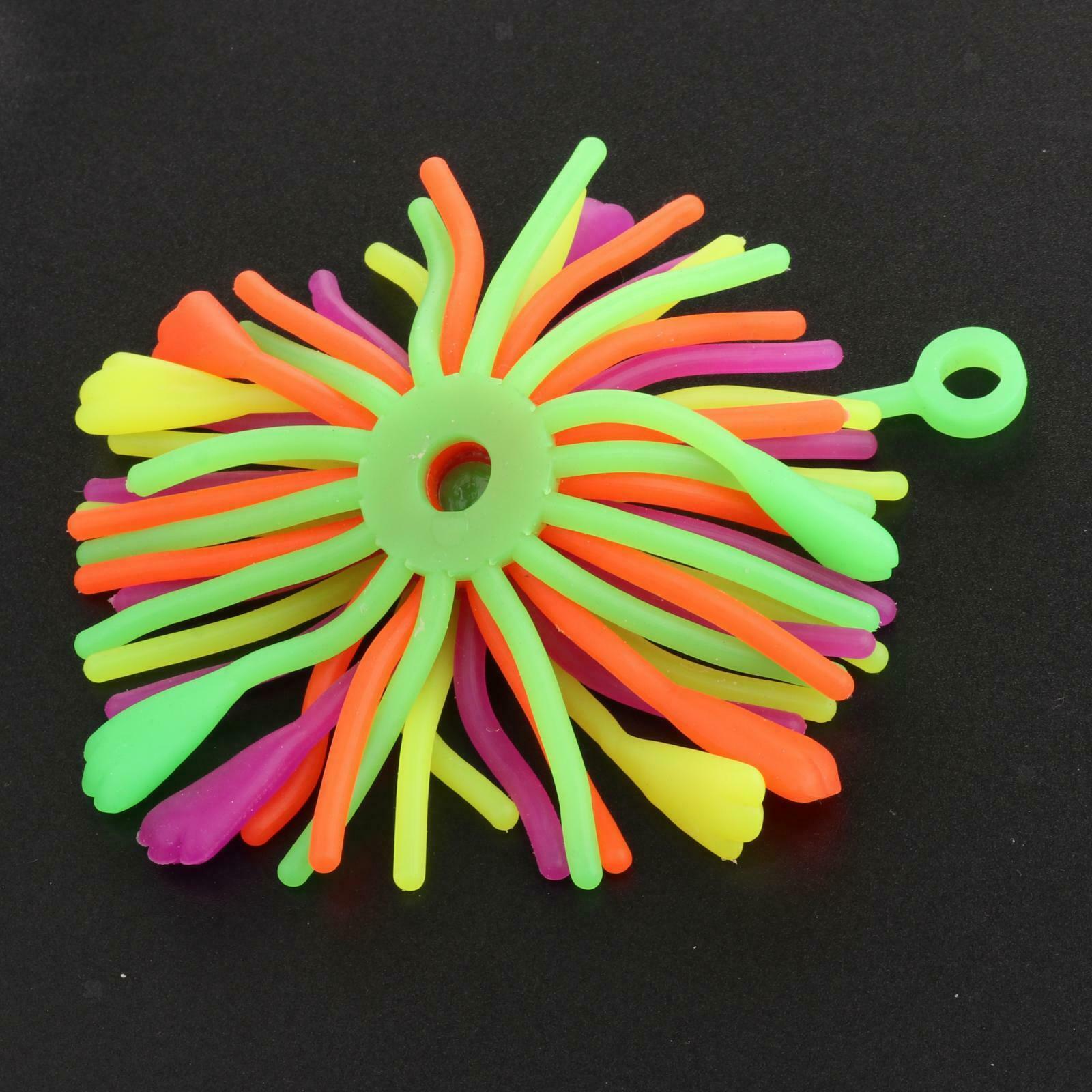 Soft TPR Stretchy String Fidget Kids Anti Stress Bouncy Ball Toys Rope